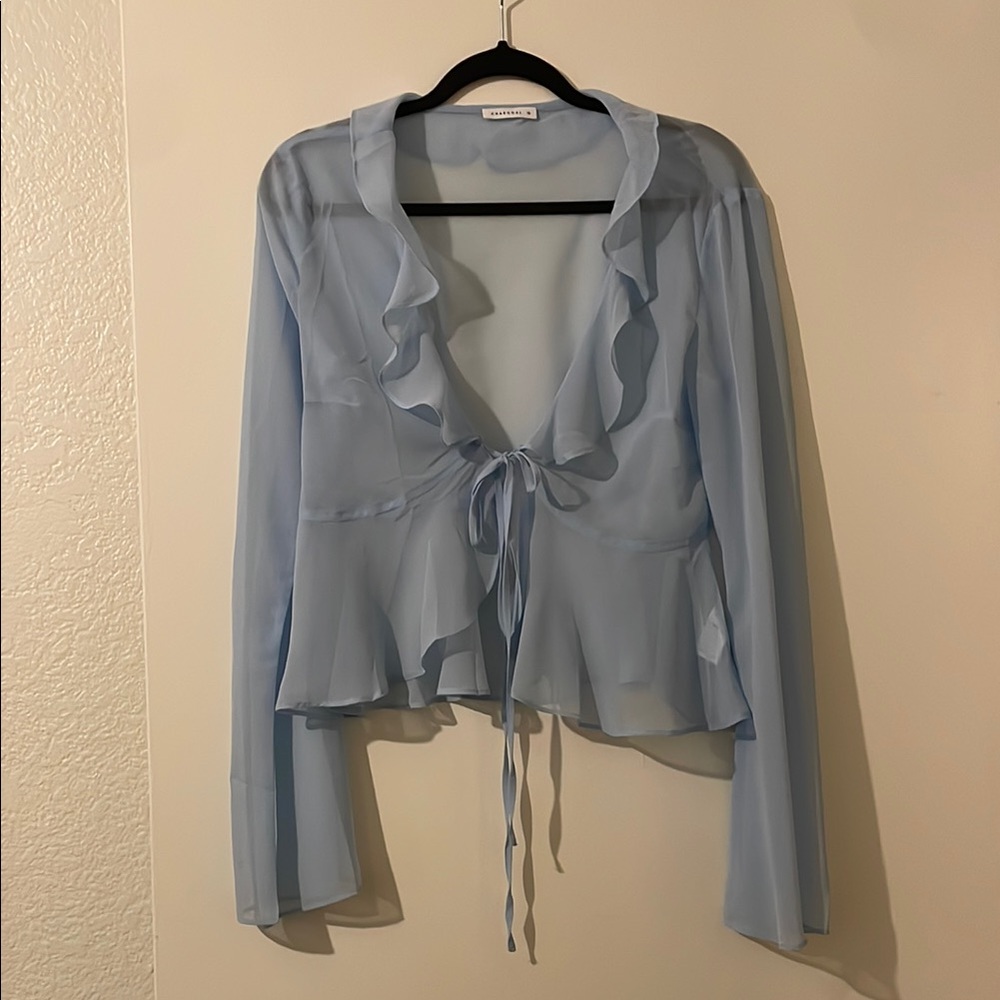 Charcoal Isla 2 Piece Set in Ice Blue